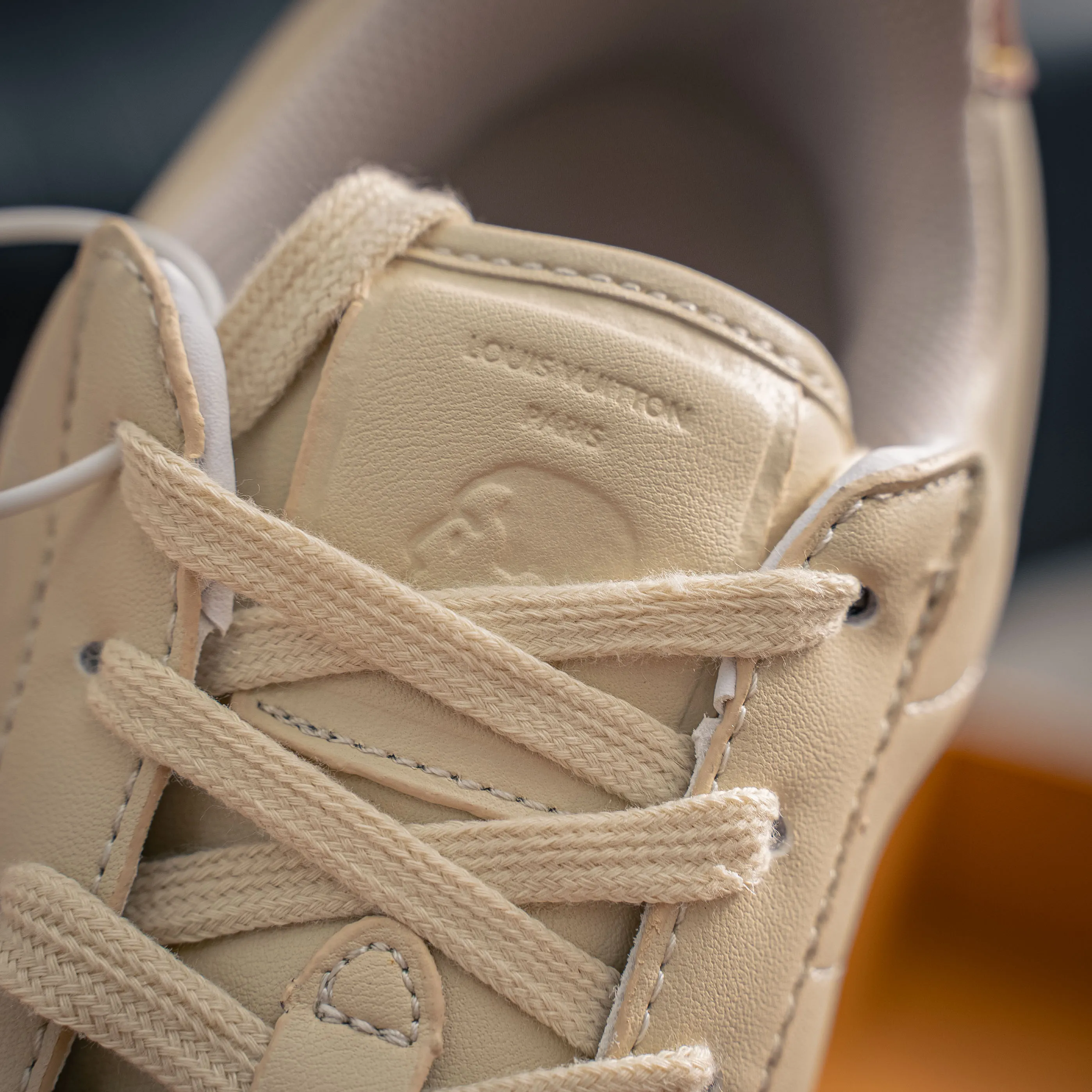 # LOUIS VUITTON x Nigo lv Buttersoft Cowhide Leather FW 25 Lace-Up Low-Top Shoes Same Style